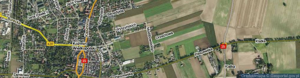 Zdjęcie satelitarne Modlibowskiego Józefa ul.